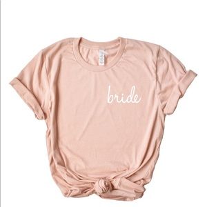 Bella Canvas Peach Bride Short Sleeve Tee